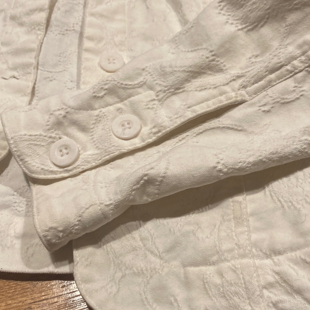 White with design, Jean Jacket - Picture 5 of 10